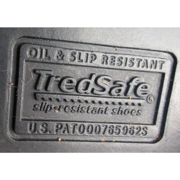 Chunky Black Combat Boots Men 9 Grunge Goth Punk 90s Y2K Workwear Slip Resistant - Picture 9 of 9